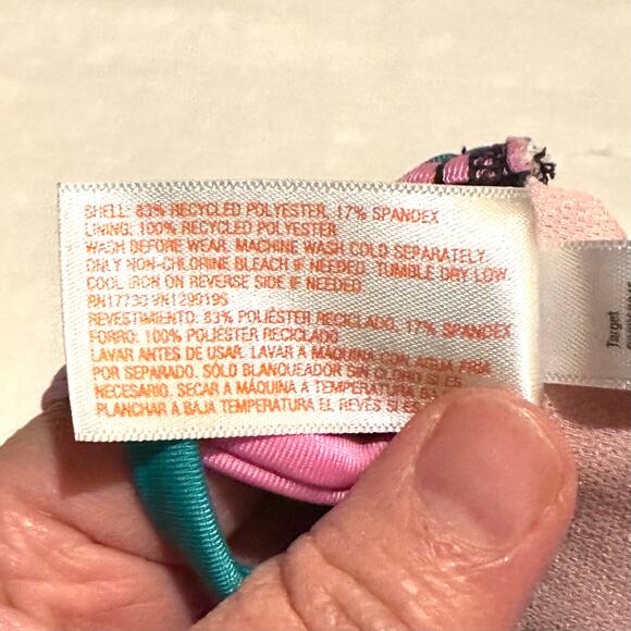 Cat & Jack One Piece Bathing Swimsuit Girls M Size 7-8 - Picture 4 of 4